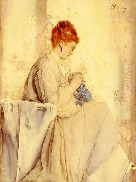 La Tricoteuse (The Knitter) - view 1