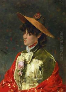 Woman in a Straw Hat