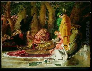 The Lamentation of King Arthur by William Bell Scott