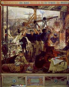 Industry of the Tyne Iron and Coal, c.1861 by William Bell Scott