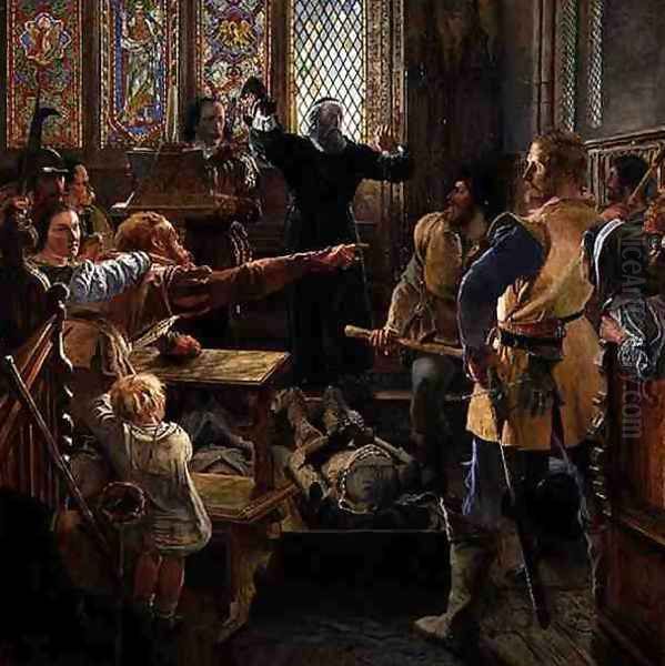 Bernard Gilpin 1517-83 in Rothbury Church - view 1
