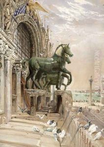 Upper portion of the facade of St. Marks Church, 1862 by William Bell Scott