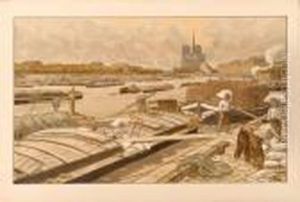 Paris, Le Debarquement Des Peniches