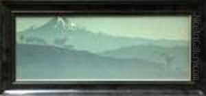 Travelling Through The Mountains by Henry Parsons Riviere