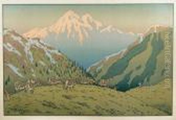 La Montagne. Planche Pour Les Aspects De La Nature. - view 1