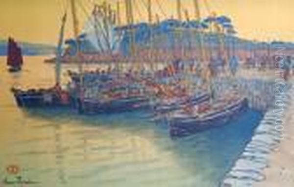 Le Beau Pays De Bretagne Arrivee Des Bateaux A Treboul - view 1