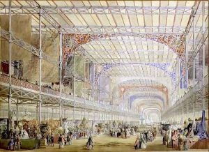 Design by Owen Jones for the Decoration of the Great Exhibition Building, 1851 by William Simpson