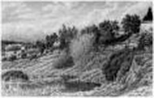Vue De Biot, Fevrier 37 by Henry Parsons Riviere