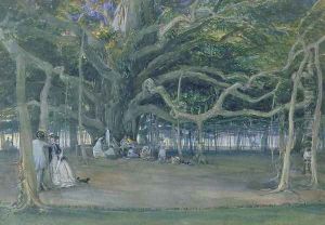 The Great Banyan Tree, Calcutta, 1859