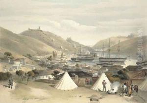 Balaklava, Looking Towards the Sea, plate from The Seat of War in the East, 1856