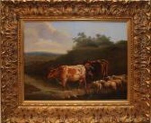 Cows by Louis Marie Dominique Romain Robbe