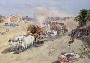 Cotton Transport, India, 1862