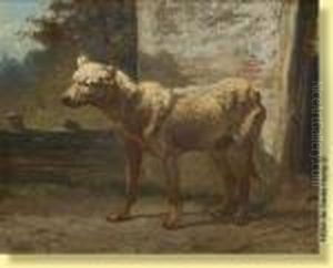 Le Chien De La Ferme by Louis Marie Dominique Romain Robbe