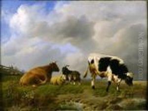 [vache, Mouton Et Chevre.] by Louis Marie Dominique Romain Robbe