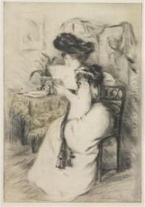 Femme A L'echarpe by Manuel Robbe