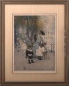 Au Parc Monceau by Manuel Robbe