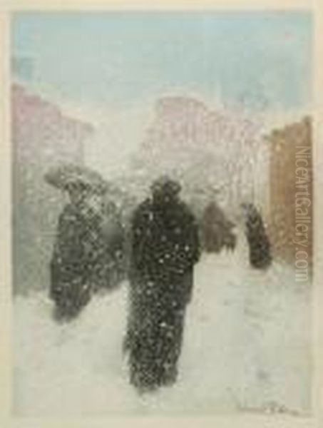 Promenade Dans La Neige. - view 1