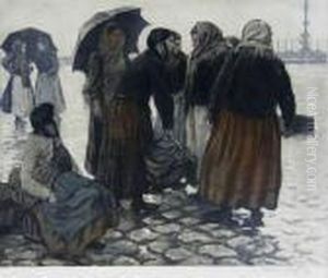Marktfrauen In Paris by Manuel Robbe