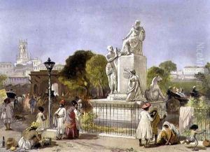 The Wellesley Monument, Bombay, 1863