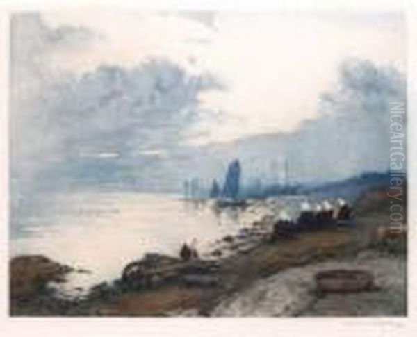 < Les Sardiniers En En Bretagne >. - view 1