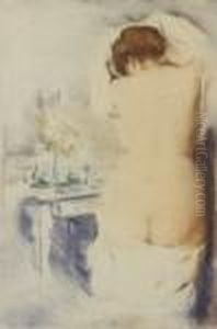 La Chemise Enlevee, 1904. 545 X 356 by Manuel Robbe
