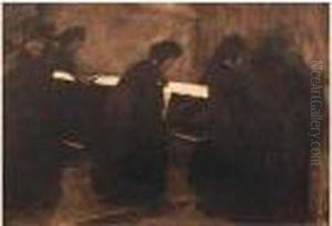 L'enterrement. 1900.