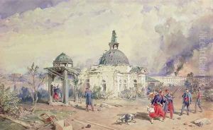 A View of Sebastopol, 1855 by William Simpson