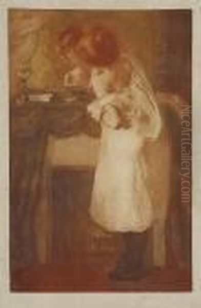 Femme Se Maquillant - view 1