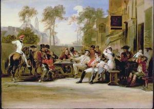 Chelsea Pensioners, 1836 by William Simpson