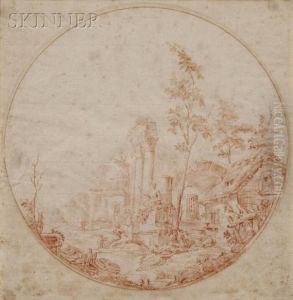 Landscape by Hubert Robert