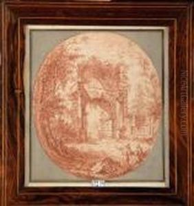 Ruines Antiques Animees by Hubert Robert