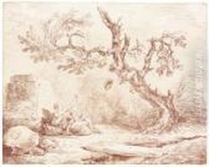 The Picnic by Hubert Robert