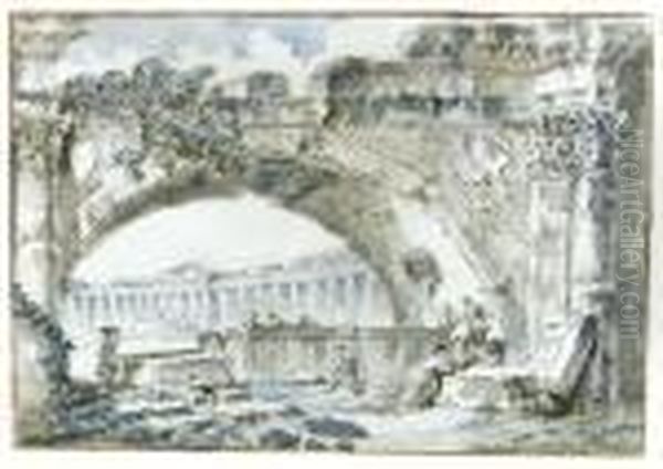 A Capriccio Of Roman Ruins - view 1
