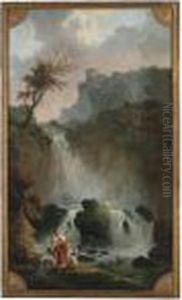 La Cascade by Hubert Robert