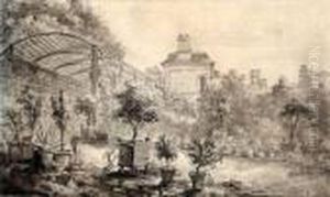 Jardin by Hubert Robert