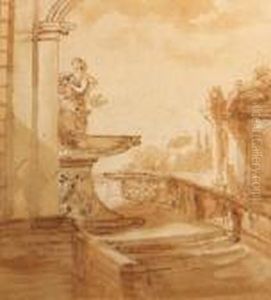 A View Of A Classical Garden