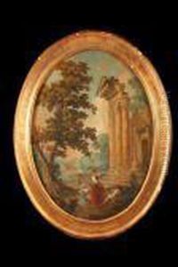 Paysage Aux Ruines by Hubert Robert