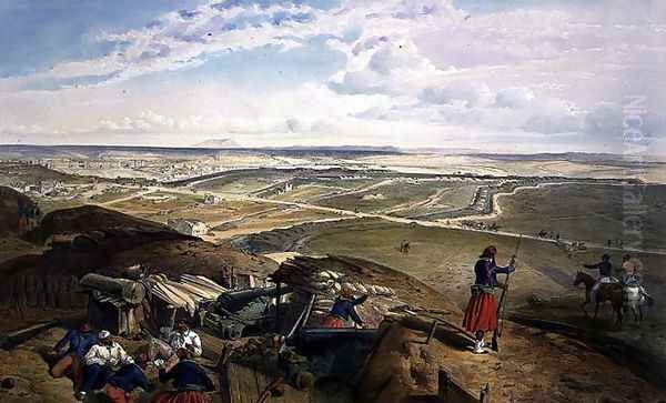 Bastion du Mat, plate from The Seat of War in the East, pub. by Paul and Dominic Colnaghi and Co., 1856 - view 1