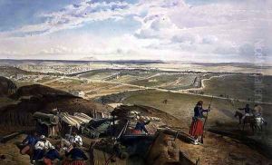 Bastion du Mat, plate from The Seat of War in the East, pub. by Paul and Dominic Colnaghi and Co., 1856