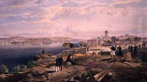 Sebastopol from the Rear of Fort Nicholas, plate from The Seat of War in the East, pub. by Paul and Dominic Colnaghi and Co., 1856