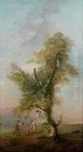Les Petits Denicheurs by Hubert Robert