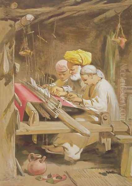 Cashmere Shawls- Weaving, 1863 - view 1