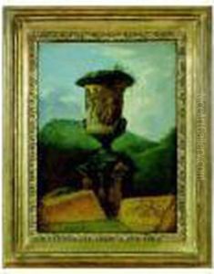 Vase Antique Dans Un Paysage
