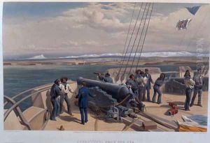 Sebastopol from the Sea, engraved by T. Picken, from The Seat of War in the East - First Series, published by Colnaghi and Co., 1855