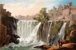 Le Cascate Di Tivoli by Hubert Robert