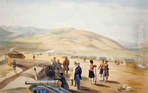Highland Brigade Camp, plate from The Seat of War in the East, published by Colnaghi and Co., 1856