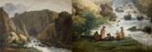 Les Sources De Fontaine De Vaucluse by Hubert Robert