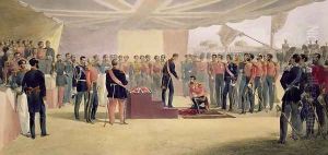 The Investiture of the Order of the Bath, plate from The Seat of War in the East, pub. by Paul and Dominic Colnaghi and Co., 1856 by William Simpson