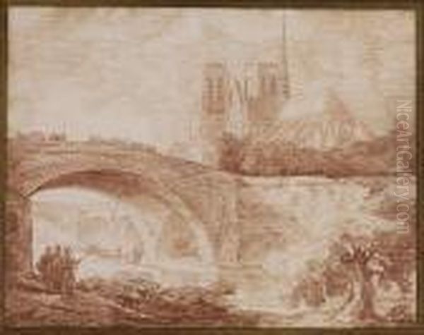 A View Of Notre-dame Cathedral In Paris - view 1