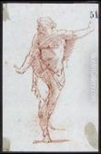 - Stehende Figur Mit Ausgestreckten Armen.